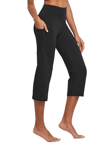  Baleaf High Waist Capri Leggings with Pockets for Yoga and Workout in Summer
| Baleaf Wide Leg Crop Yoga Capri Pants Hi
