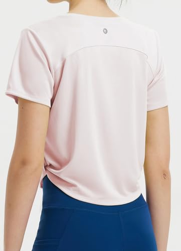 Baleaf Women's Cropped Workout Tops Quick Dry UPF 50+ Yoga Shirts
| Baleaf Women's Cropped Short Sleeve Running Shirts